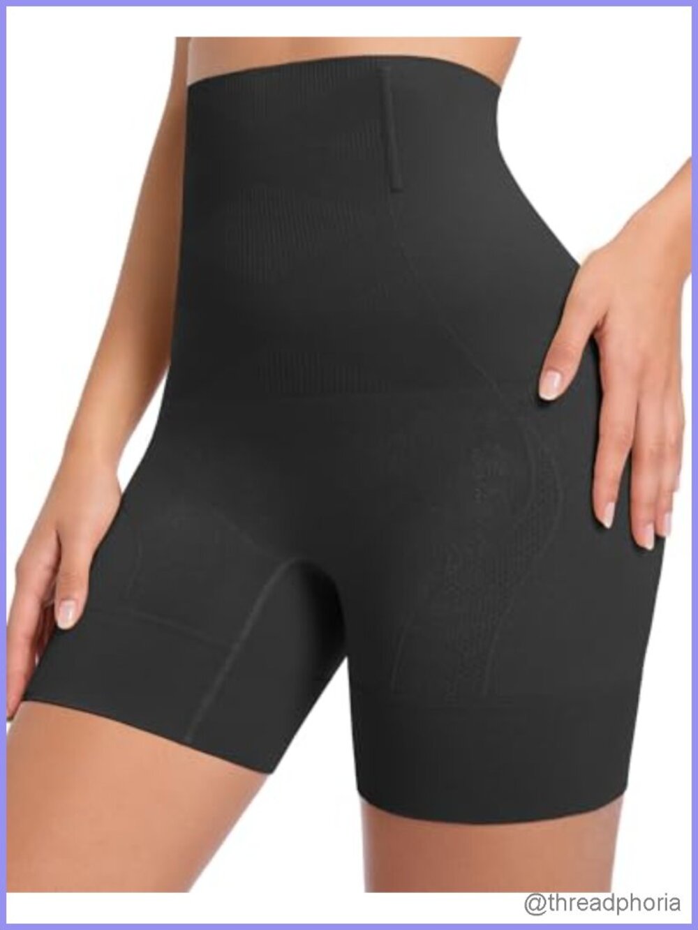 High-Waisted Tummy Control Shapewear Shorts for Women - Seamless Thigh Slimmer,